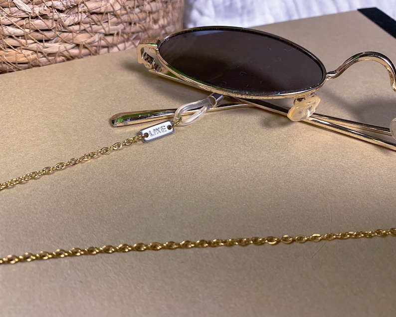 BASIC GOLD Glasses/ Mask Chain Chic Stainless Steel Men Women image 8