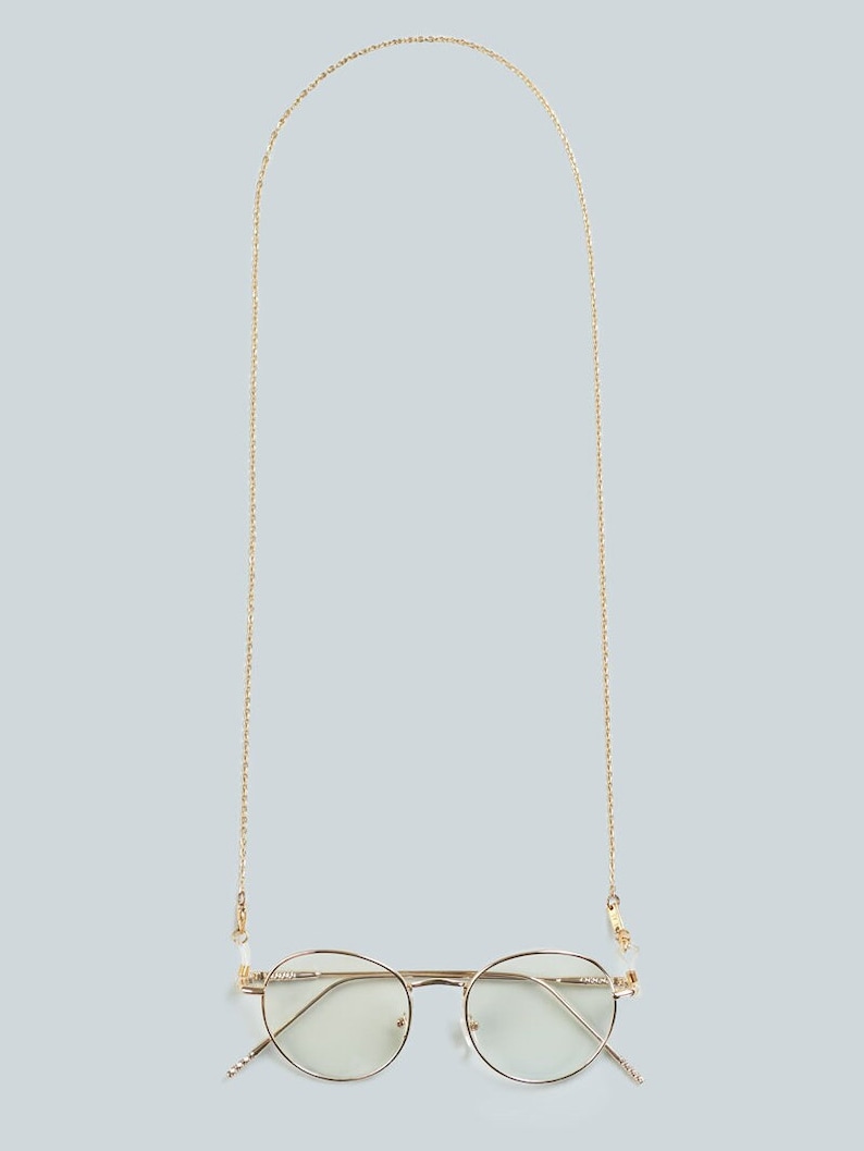 BASIC GOLD Glasses/ Mask Chain Chic Stainless Steel Men Women image 3