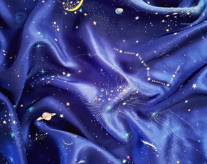 LONG SCARF WHITE SIDE OF THE MOON main image 1