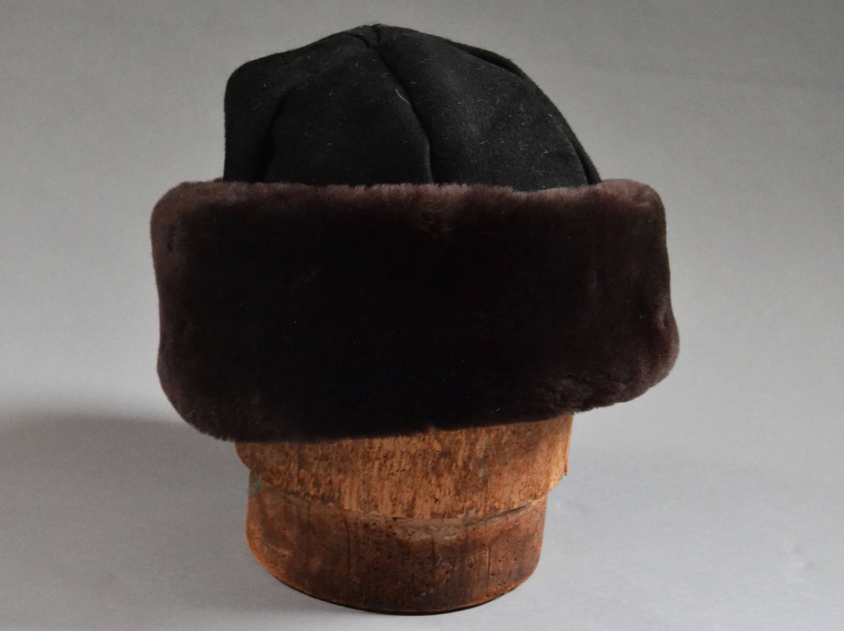 帽子 CCU MARINE HAT SHEEP SKIN BLACK CCU 
