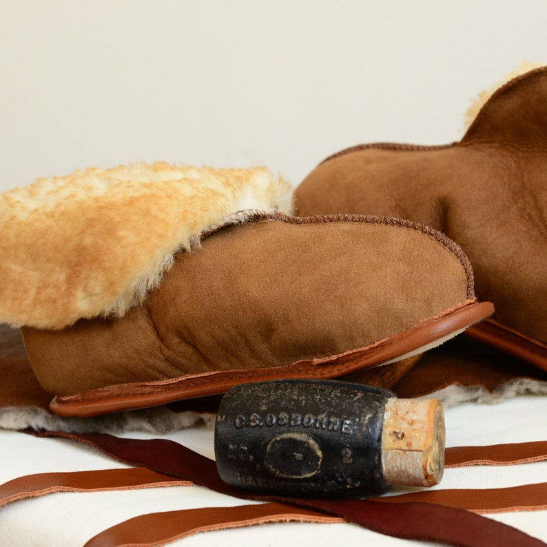 The Best Sheepskin Slippers in the Universe Men's Sizing Finest shearling fur, crafted into the all-time coziest house shoes image 6