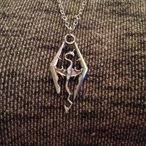 FREE Harry PotterTime Turner w/ Purchase (Please allow 3 weeks for delivery) - Skyrim Pendant Necklace