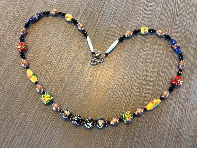Antique Venetian Fancy Wedding Cake Antique bead necklace