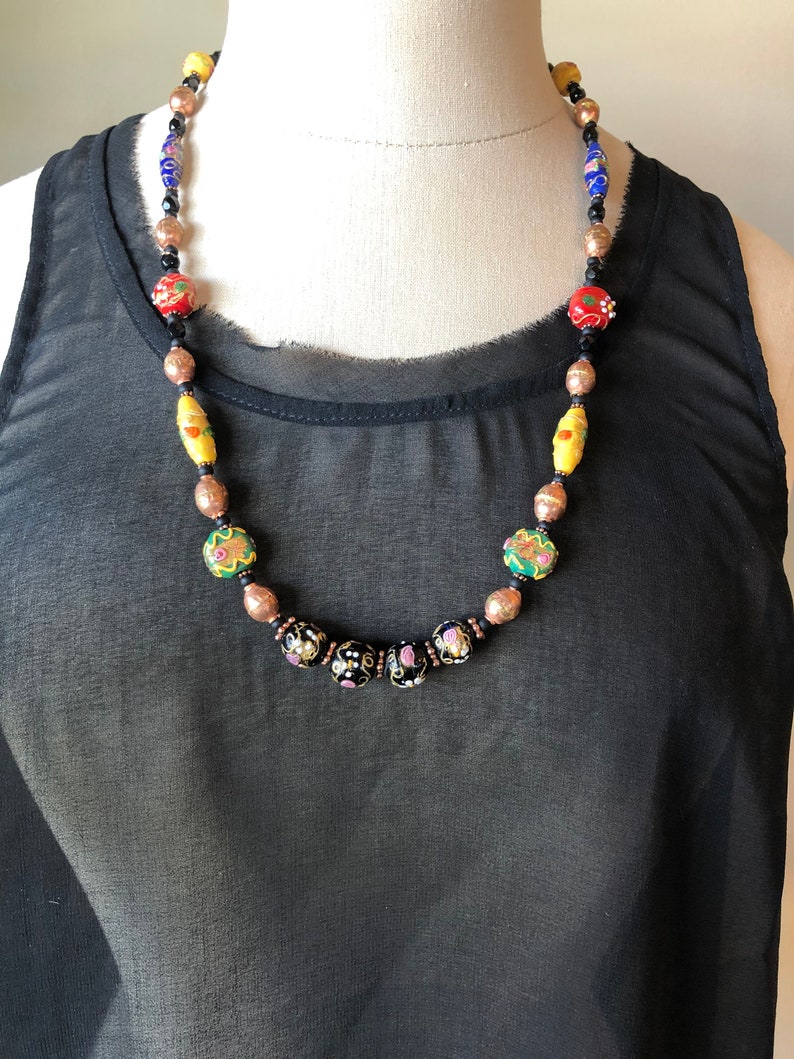 Antique Venetian Fancy Wedding Cake Antique bead necklace