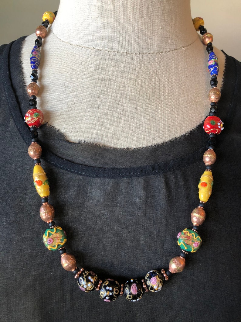 Antique Venetian Fancy Wedding Cake Antique bead necklace