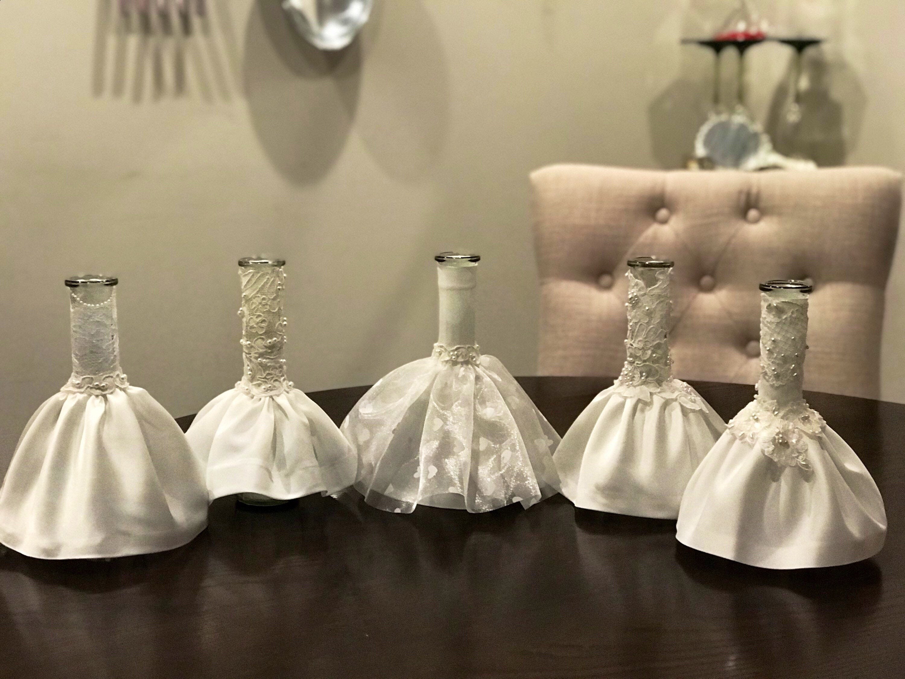 5 Wedding Dress Centerpiece's Etsy