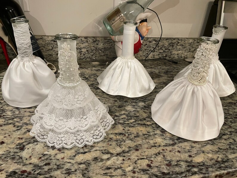 5 Wedding Dress Centerpiece's Etsy