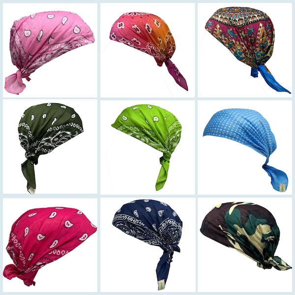 Cotton Head Scarf, Skull Cap, Cancer Head Covering, Chemo Headwear Head Scarf, Scarf Woman, Pretty Head Wrap