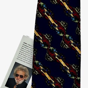 Jerry Garcia Neckties New with Tags One of a Kind Garcia Ties from Original Run Design by Manufacturer Grateful Dead Collectible Merchandise Parrot & Frog 1