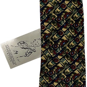 Jerry Garcia Neckties New with Tags One of a Kind Garcia Ties from Original Run Design by Manufacturer Grateful Dead Collectible Merchandise Snail Garden