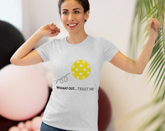 Pickleball TShirt Women's Performance T-Shirt Tri-blend Pickle ball Tee Fun Pickleball Stuff Tshirt Slim Fit Pickle Shirt