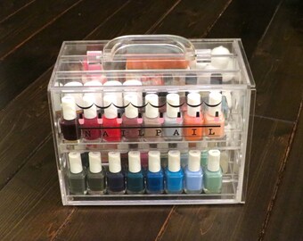 Nail Enamel Organizer nail pail nail polish organizer polish accessories not included