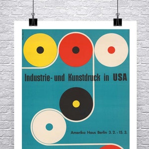 Leo Manso 1964 Mid Century Modern Art Poster Rolled Canvas Giclee Print 16x24 in Leo Manso 1964 Mid Century Modern Art Poster Rolled Canvas Giclee Print 16x24 in