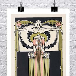 Glasgow Institute of the Fine Arts 1895 Vintage Poster Fine