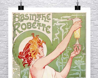 Absinthe Robette 1896 Art Nouveau Giclee Print
