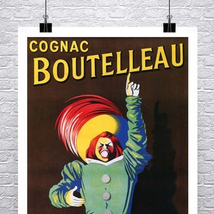 Cognac Boutelleau Vintage Poster: Leonetto Cappiello Art Print