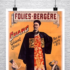 Chang The Giant Vintage Sideshow Poster: Fine Art Giclee Print