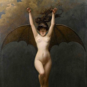 Bat Woman: Albert Joseph Penot Fine Art Giclee Print