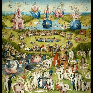 Hieronymus Bosch: Garden of Earthly Delights Center Panel Giclee Art Print