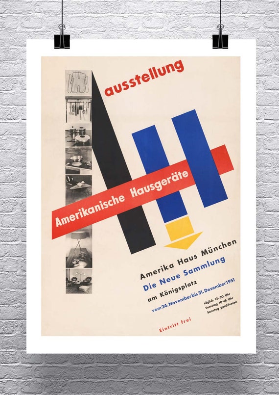 Leo Manso 1964 Mid Century Modern Art Poster Rolled Canvas Giclee Print 16x24 in