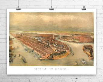 Map of the city of New York and island of Manhattan as laid out by the
