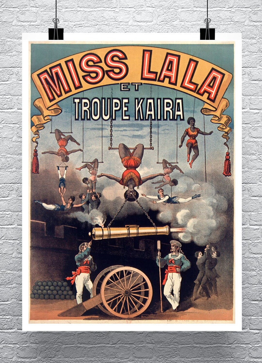 Miss Lala Et Troupe Kaira Vintage French Circus Sideshow