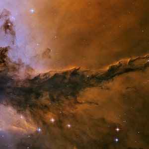 The Fairy of Eagle Nebula NASA Hubble Telescope Deep Space Fine Art Giclee Print on Premium Canvas or Paper