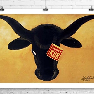 Steer Vintage Leonetto Cappiello Cartel publicitario Giclee Impresión en lienzo o papel premium