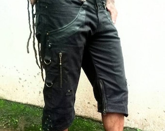 Grinder - men and women&#39;s cargo shorts, festival shorts, burning man, psytrance, riding shorts, wasteland weekend, biker clothing