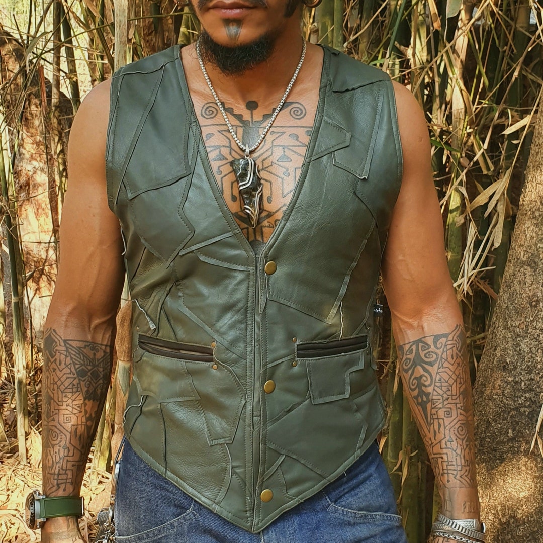 Chops Leather-men's and Women's Waistcoats, Psytrance Clothing, Goa ...