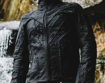 Konata - Mechorg Jacket For Men and Women, Mad Max, Steampunk, Dystopian Clothing, Biker Wear