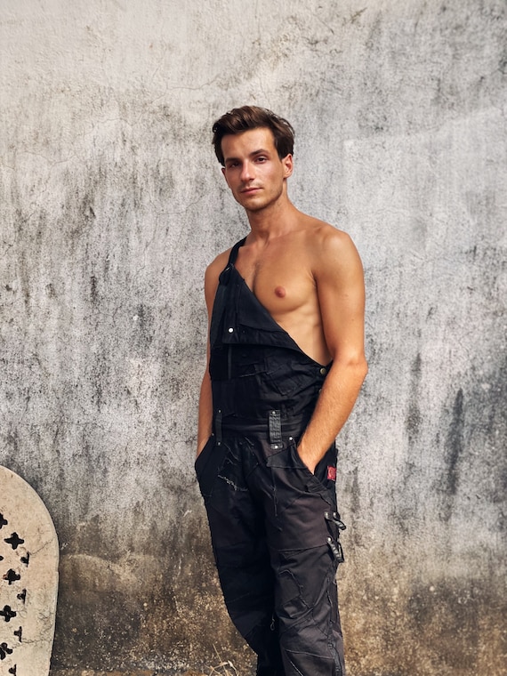 T bone Dungarees or Overalls for Men and Women Workwear Burningman Wasteland Weekend Cosplay Goa Clothing Festival Clothing Etsy