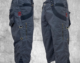 Grinder - Men And Women's Cargo Shorts, Festival Shorts, Burning Man, Psytrance, Riding Shorts, Wasteland Weekend, Biker Clothing