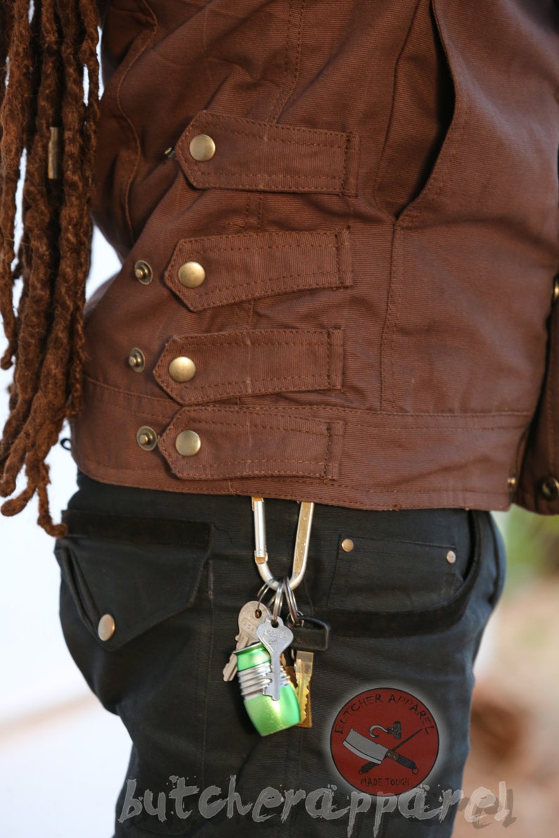 Ribpuller riding jacket Men and Women/'s Biker Jacket Cotton Jacket