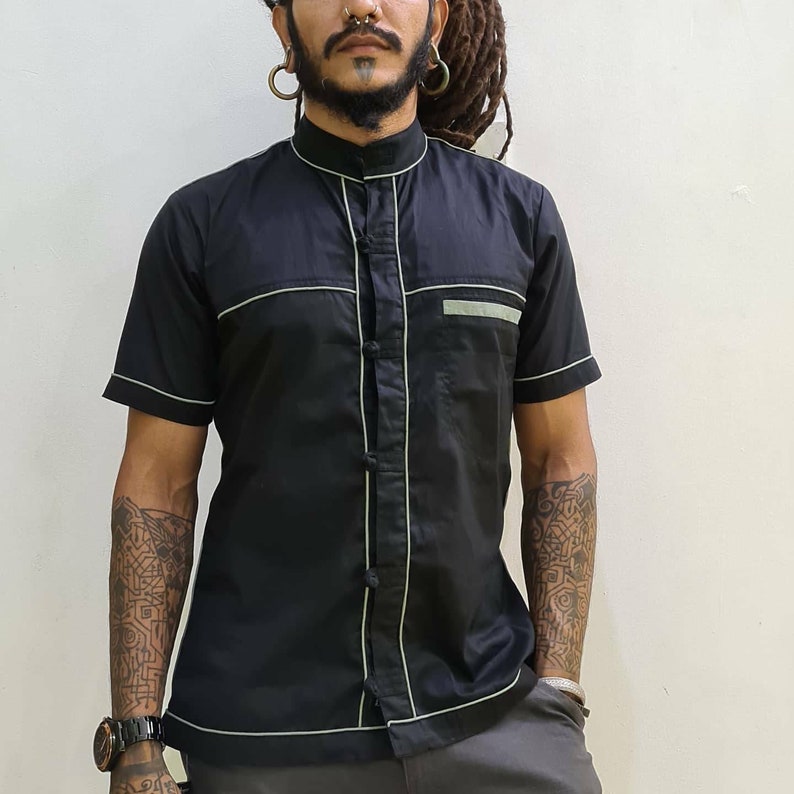 Misono Mens Cotton Shirts Mens Traditional Shirts Voile Etsy