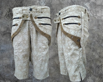 Ryoba -  Mens Detachable Festival Cargo shorts, Psytrance Festival Essential Clothing, Burningman Outfit, Street wear, Steampunk, Goa