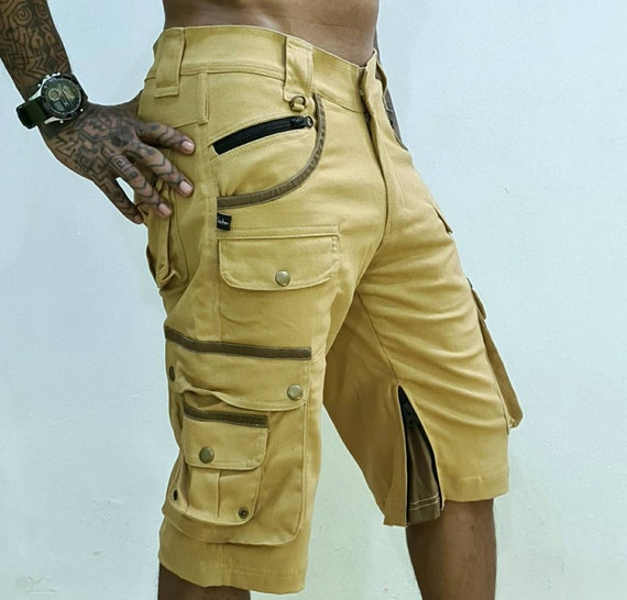 Cargo Shorts Mens Shorts Biker - Etsy 