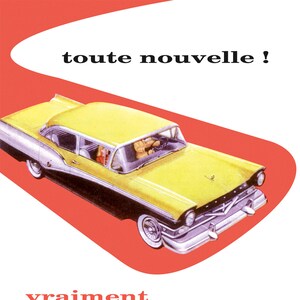 1957 Mercury Meteor Poster Size Advert