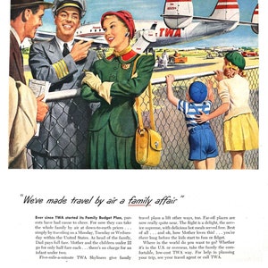 TWA Vintage Poster Ad