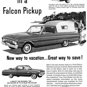 1961 Ford Ranchero Poster Size Advert - Etsy
