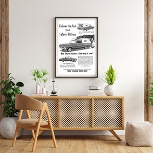 1961 Ford Ranchero Poster Size Advert - Etsy