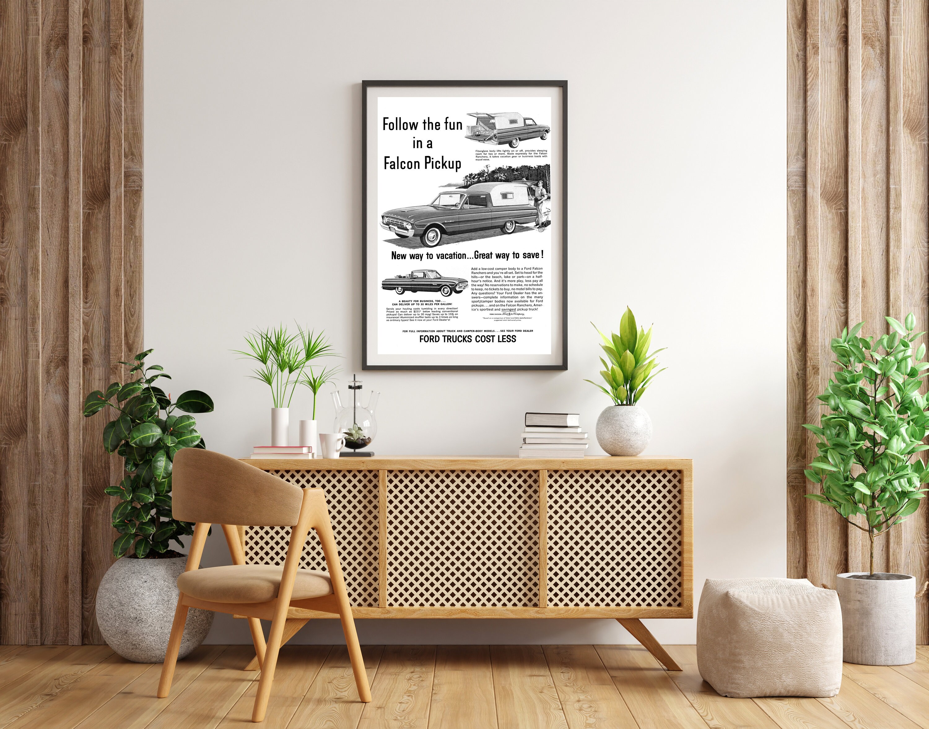 1961 Ford Ranchero Poster Size Advert - Etsy Canada