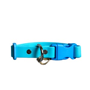 3/4” Biothane Handmade Adjustable Quick Release Dog Collar, water resistant and easy to clean