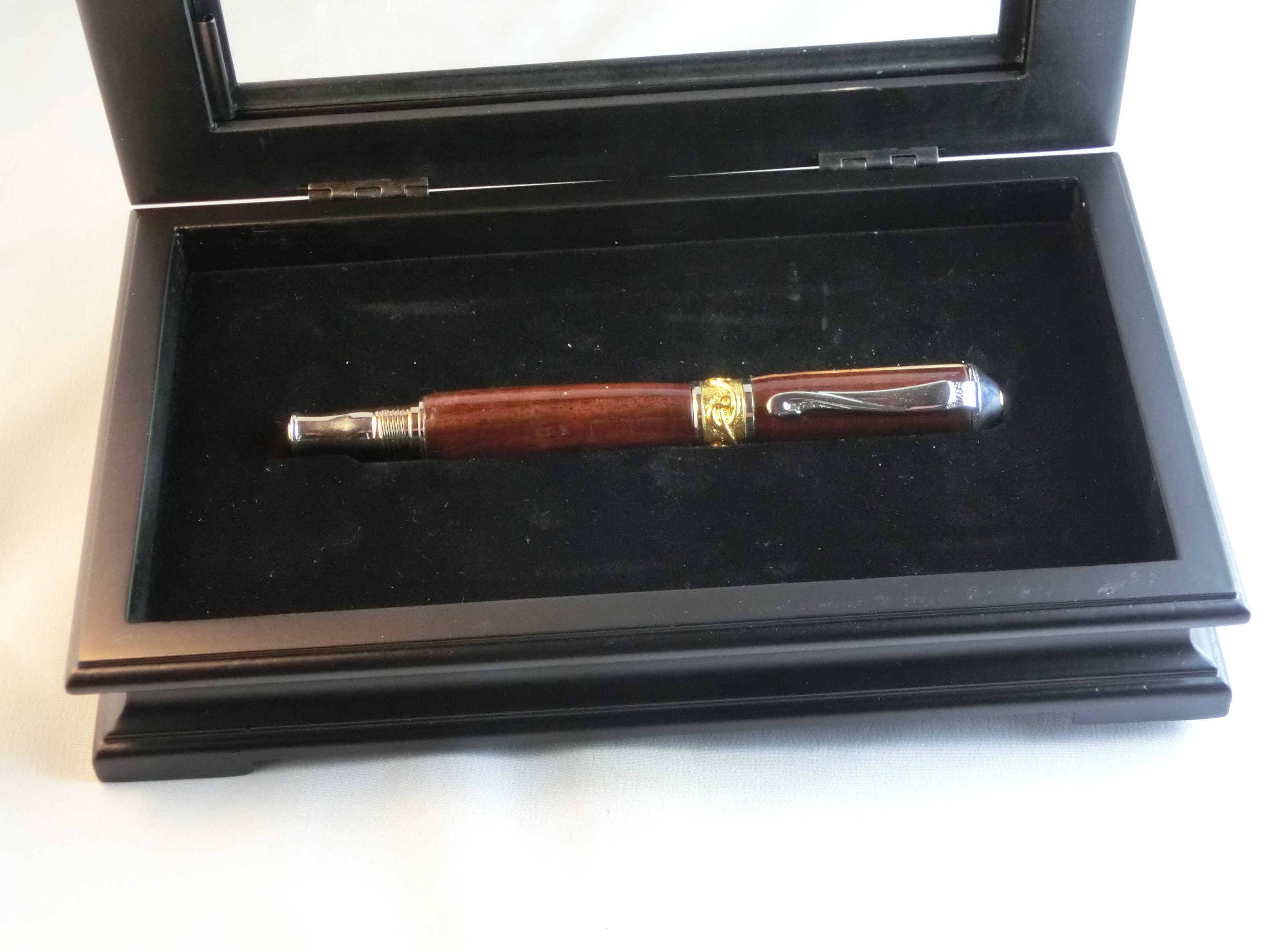 stylo Broadwell Nouveau Sceptre en Bocote et Loupe de Bouleau