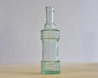 Vintage,leicht grün,Glas,Flasche,Wasser,Wein,Dekanter Stil,Sammlerstück,Regal Dekor,Ölflasche,Made in Spain