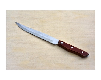 Vintage,Maxam,Steel,Chef,Carving,Knife,knive,wooden handle,stainless steel,Japan,Collectible