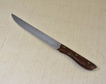 Vintage,Stainless Steel,Carving knife,Made in USA,Long Knife,Big Knife,Knive,Chefs knife, Thanksgiving knife