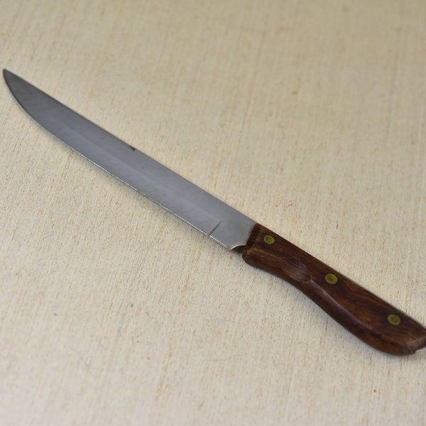 Vintage,Stainless Steel,Carving knife,Made in USA,Long Knife,Big Knife,Knive,Chefs knife, Thanksgiving knife