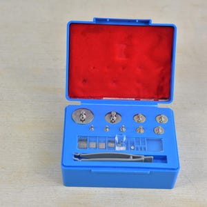 vintage, Troemner, 100 g 1 mg, Étalonnage, Jeu de poids, Collection