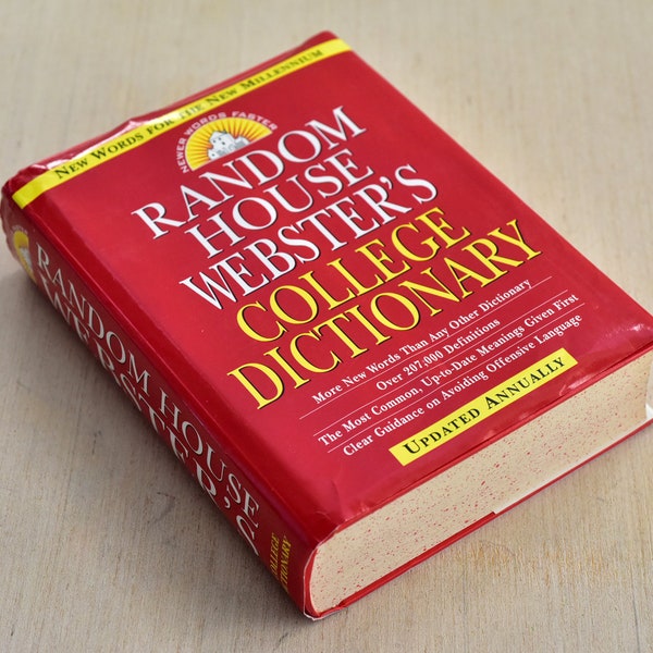 Vintage,Random,House,Webster's,College,Dictionary,Hardcover,Book,1999,collectible